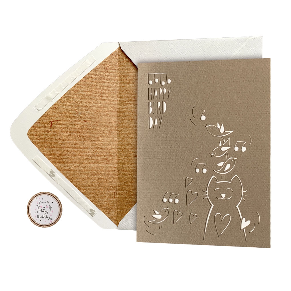 Laser cut Everyday Card - R(12.5x17.5cm)